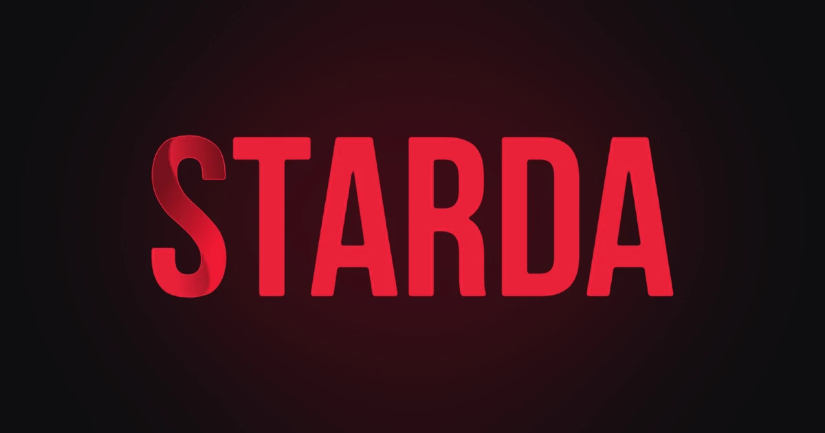 Logo Starda Casino na ciemnym tle
