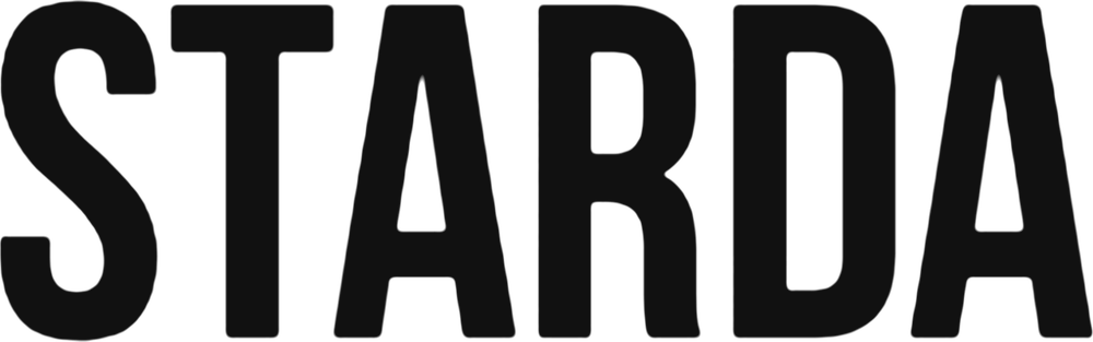 Czarne logo Starda Casino (mono) PNG