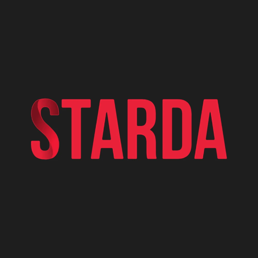 Logo Starda Casino kwadrat na ciemnym tle
